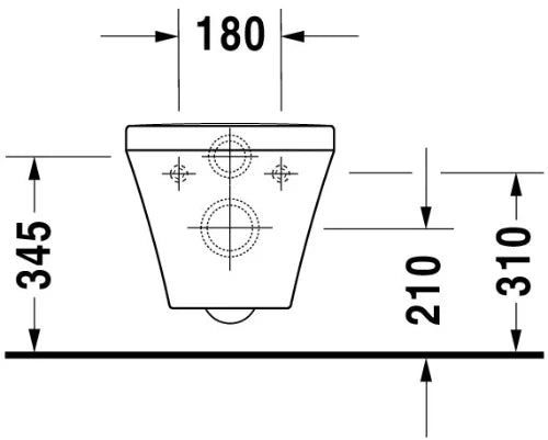 Duravit DuraStyle wc-suspendu Rimless sans bride - blanc - B370xD540 mm - fixations invisibles