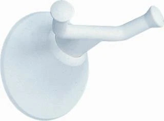 PORTE MANTEAU DOUBLE LINIDO blanc synthetique