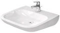 Duravit D-Code Vital Med lavabo 600 x 550 mm - blanc - avec trou de robinet - sans trop-plein