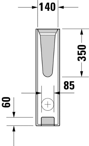 Duravit D-code colonne - blanc