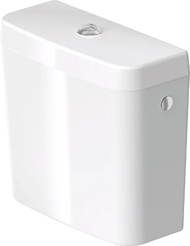 Duravit D-code réservoir de chasse - blanc - raccordement latéral - Dual Flush