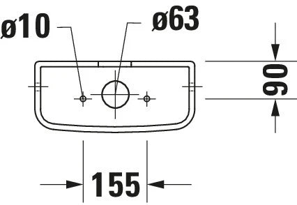 Duravit D-Code réservoir de chasse - blanc/chrome - raccordement latéral - Dual Flush