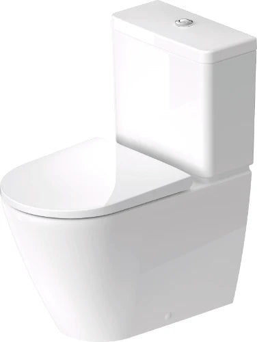 Duravit D-Neo cuvette à poser Rimless sortie Vario sans bride - blanc
