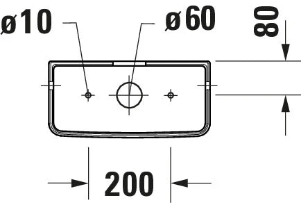 Duravit D-Neo réservoir de chasse - blanc - raccordement latéral - Dual Flush