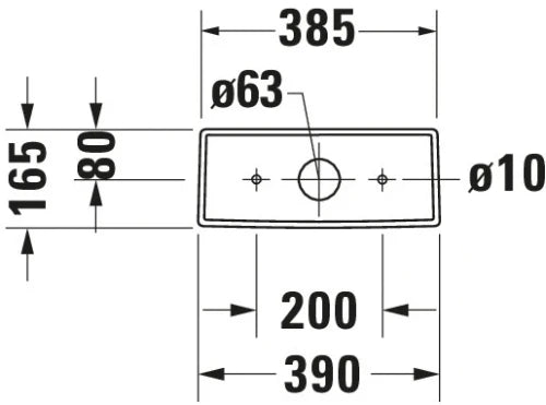 Duravit DuraStyle réservoir de chasse - blanc - raccordement latéral - Dual flush
