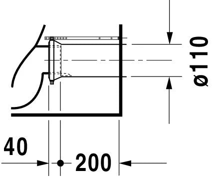 Duravit Durastyle cuvette à poser sortie Vario - blanc - L370xP630 mm