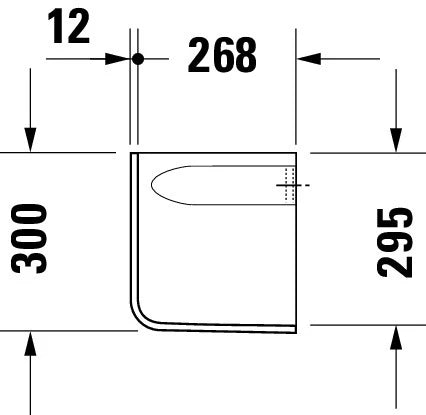 Duravit D-code cache-siphon - blanc