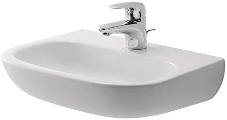 Duravit D-Code Vital Med lave-mains 450 x 340 mm - blanc - avec trou de robinet - sans trop-plein