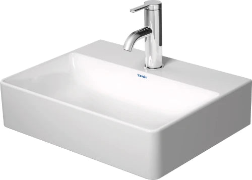 Duravit DuraSquare lave-mains 450 x 350 mm - blanc - avec trou de robinet - sans trop-plein