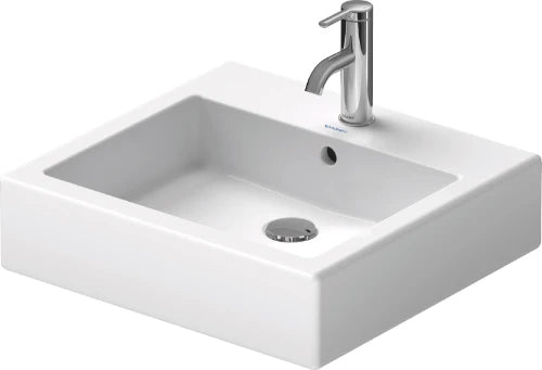 Duravit Vero lavabo 500 x 470 mm - blanc - avec trou de robinet - avec trop-plein - poli - fond vitré