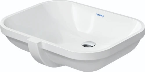 Duravit D-Code lavabo encastré 560 x 430 mm - blanc - sans trou de robinet - avec trop-plein