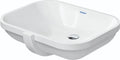 Duravit D-Code lavabo encastré 560 x 430 mm - blanc - sans trou de robinet - avec trop-plein