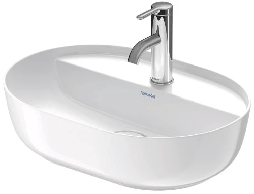 Duravit Luv lavabo 500 x 350 mm - blanc - avec trou de robinet - sans trop-plein - poli