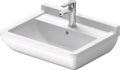 Duravit Starck 3 lavabo 550 x 430 mm - blanc - avec trou de robinet - avec trop-plein