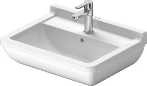 Duravit Starck 3 lavabo 550 x 430 mm - blanc - avec trou de robinet - avec trop-plein