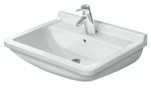 Duravit Starck 3 lavabo 600 x 450 mm - blanc - avec trou de robinet - avec trop-plein