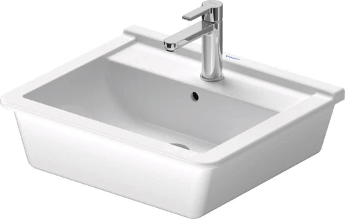 Duravit Starck 3 lavabo encastré 560 x 465 mm - blanc - avec trou de robinet - avec trop-plein