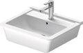 Duravit Starck 3 lavabo encastré 560 x 465 mm - blanc - avec trou de robinet - avec trop-plein