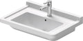 Duravit Starck 3 meuble lavabo 700 x 490 mm - blanc - avec trou de robinet - avec trop-plein