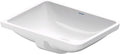Duravit Starck 3 lavabo sous plan 530 x 365 mm - blanc - sans trou de robinet - avec trop-plein - poli