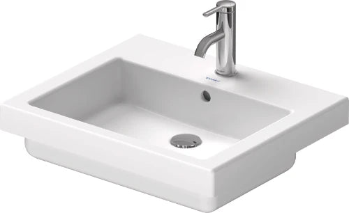Duravit Vero lavabo encastré 550 x 465 mm - blanc - avec trou de robinet - avec trop-plein