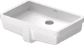 Duravit Vero lavabo sous plan 525 x 355 mm - blanc - sans trou de robinet - avec trop-plein - fixation inclus