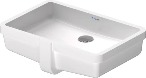 Duravit Vero lavabo sous plan 525 x 355 mm - blanc - sans trou de robinet - avec trop-plein - fixation inclus