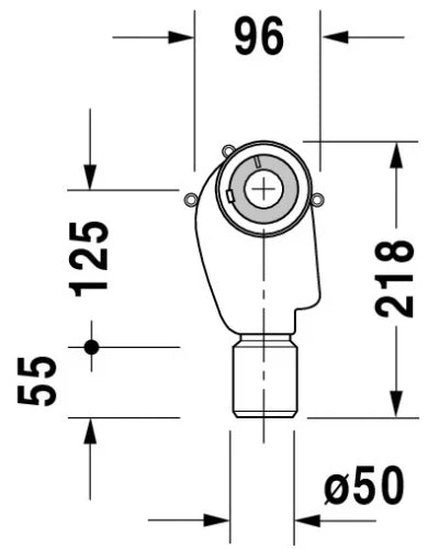 Duravit Architec siphon à encastrer pour lavabo