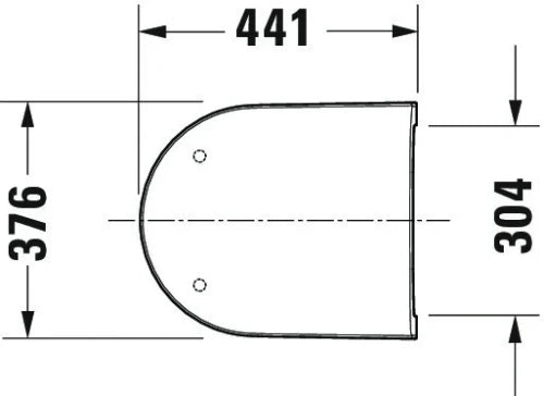 Duravit D-Neo abattant blanc softclosing 0021690000