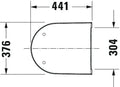 Duravit D-Neo abattant blanc softclosing 0021690000