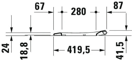 Duravit D-Neo abattant blanc softclosing 0021690000