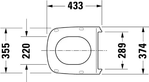 Duravit Durastyle abattant - blanc