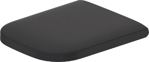 Duravit Happy D.2 abattant - anthracite mat - softclose - charnière inox