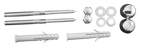FIXATION DURAVIT chrome pour urinoir dellarco/duraplus/utronic/mcdry/katja/19 30