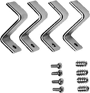 SET DE FIXATION DURAVIT inox pour montage lavabo