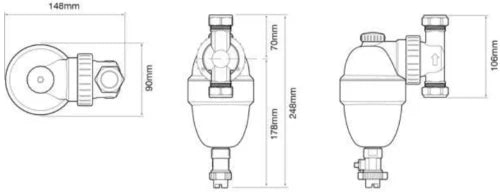 Fernox Sigma TF1 filtre 22 mm