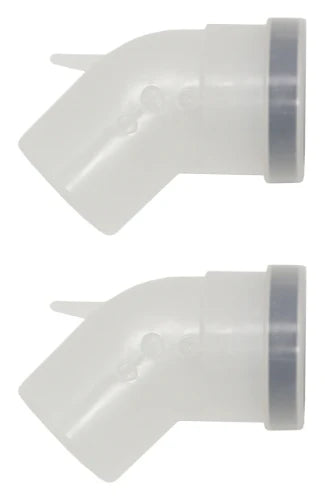 COURBE VAILLANT 80 polypropylene 45degr 2 pieces