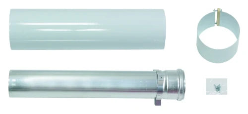 Vaillant RGA concentrique Alu/acier tuyau (longueur 500mm) 80/125 mm - pour chaudières non-condensation
