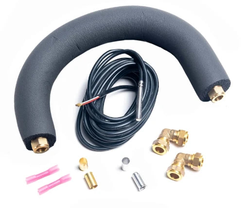 Vaillant auroSTEP Plus set de sondes pour 2 panneaux horizontaux l'un au dessus de l'autre