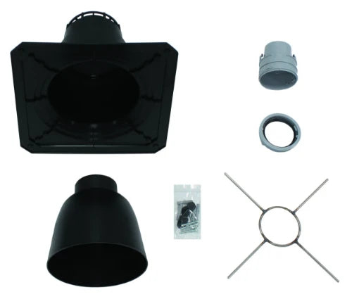 Vaillant RGA bonnet 80 set de base chapeau cheminée-support fixations-manchon à raccorder