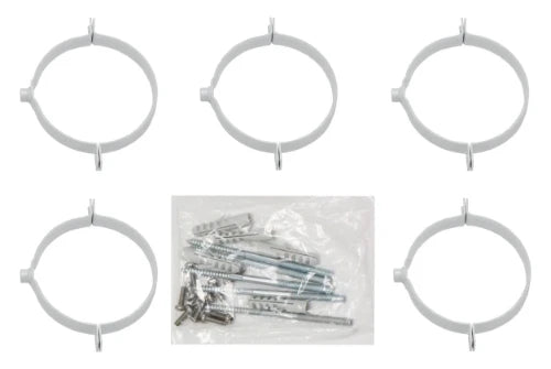 Vaillant RGA collier 80/125 mm - blanc - prix par set de 5 pièces