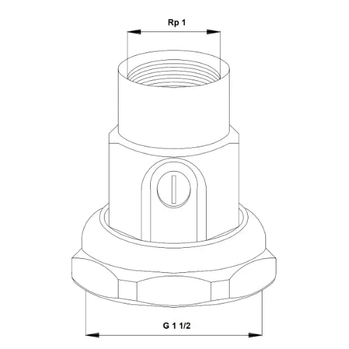 Grundfos set de raccords pompe verrouillable FF 6/4 x 4/4 - prix par set