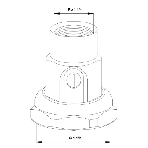 Grundfos set de raccords pompe verrouillable FF 6/4 x 5/4 - prix par set