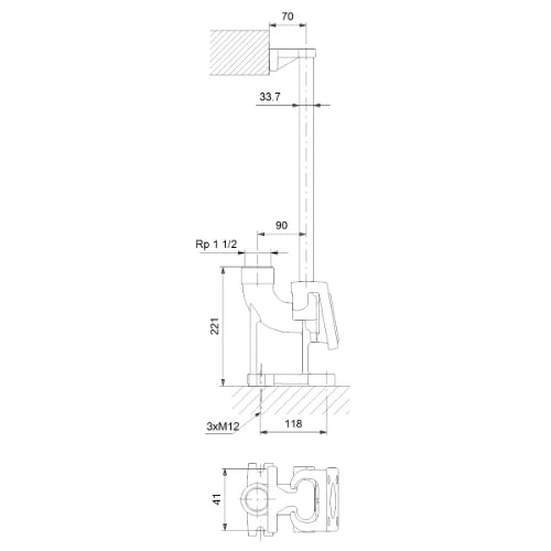 GRUNDFOS Auto coupling set DN40 SEG CI