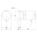 Grundfos Comfort circulateur sanitaire 15-14 BA PM - 1x230V - 80 mm - auto adapt