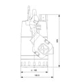 Grundfos Unilift pompe vide-cave CC7 - A1 - 1x230V - câble 10 m