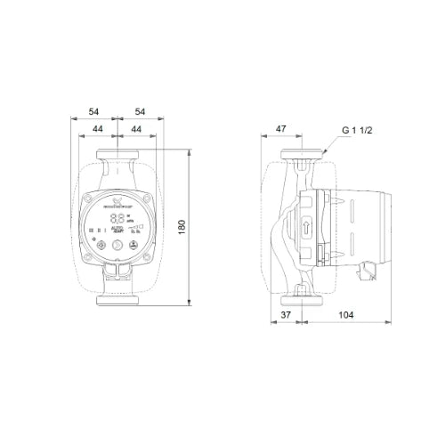 Grundfos Alpha 2 circulateur 25-40 N - 1x230V - 180 mm