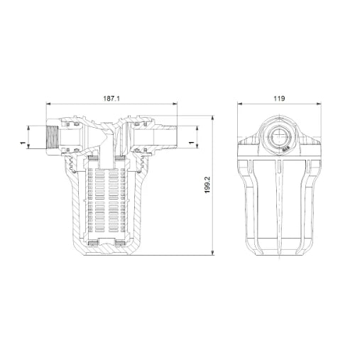 Grundfos Scala 1 inlet filtre