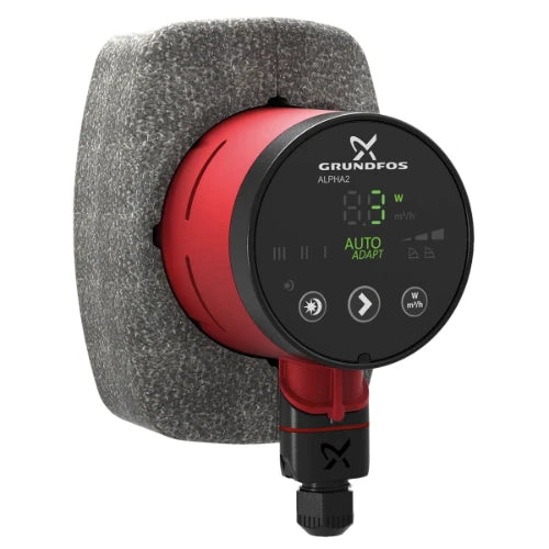 Grundfos Alpha 2 circulateur 25-60 - 1x230V - label A - 130 mm - auto-adapt - avec coque d'isolation
