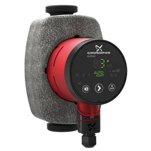 Grundfos Alpha 2 circulateur 25-40 - 1x230V - label A - 180 mm - auto-adapt - avec coque d'isolation